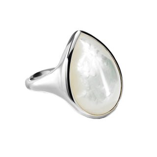 IPPOLITA SILVER MOTHER-OF-PEARL RING