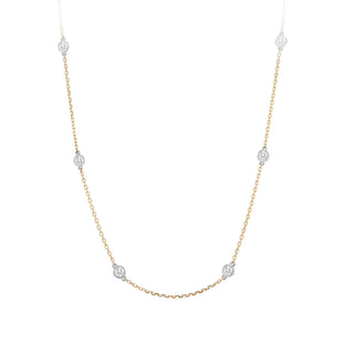 3/4CT DIAM-BY-THE-YARD NECKLACE