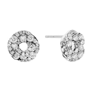 Halo Diamond Studs