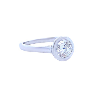 Diamond bezel ring