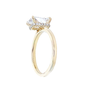 Radiant Lab diamond ring