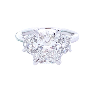 4ct Radiant ring