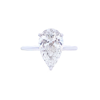 3ct LG pear solitaire