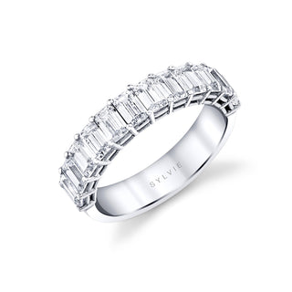 Emerald-cut band