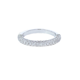 3/4ct pave Lab diamond band