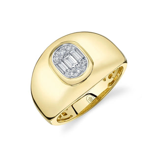 Diamond dome ring
