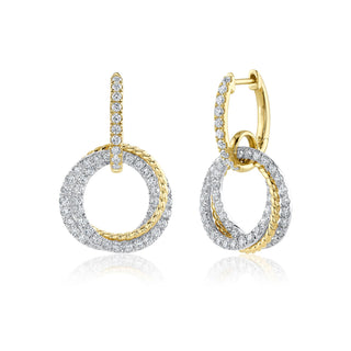 Pave circle drops