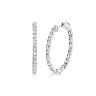 1.5ct diamond hoops