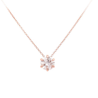 Rose diamond pendant