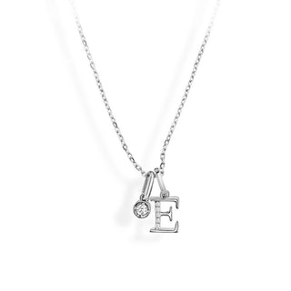 Initial "E" pendant