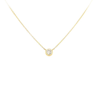 1/3ct solitaire necklace