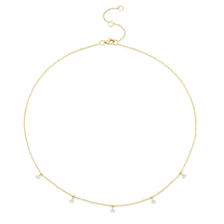 Diamond drop necklace