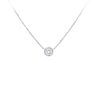 3/4ct solitaire necklace