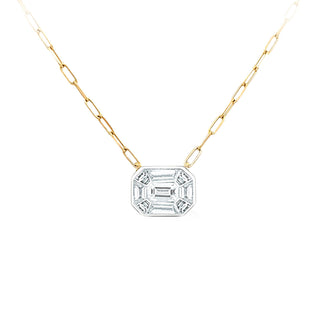 Baguette necklace