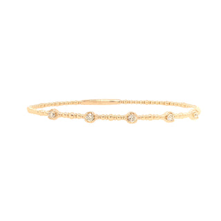 Diamond flex bangle