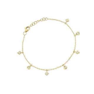 Diamond dangle bracelet