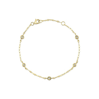 5-diamond bracelet