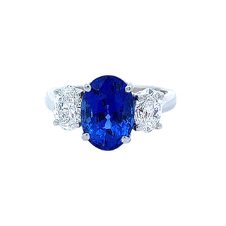 Sapphire 3-stone ring