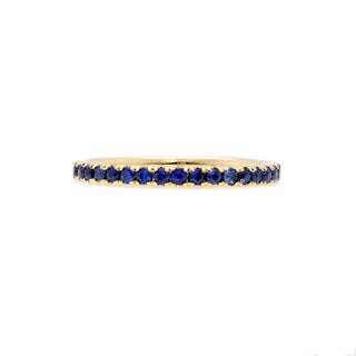Sapphire wedding band