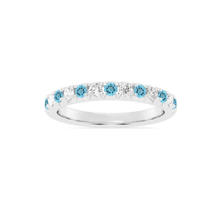 Blue topaz band