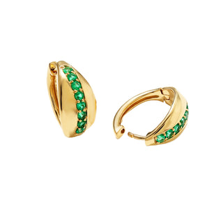 Mark Henry emerald hoops