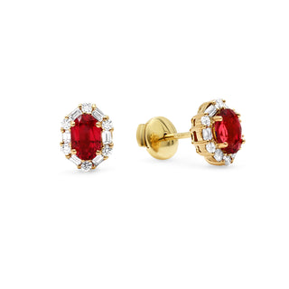Ruby studs