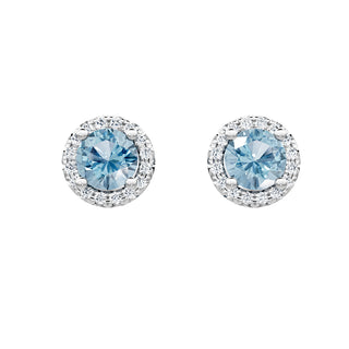Aqua halo studs