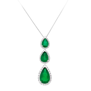 3-Emerald pendant
