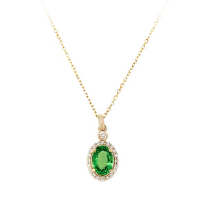 Tsavorite pendant