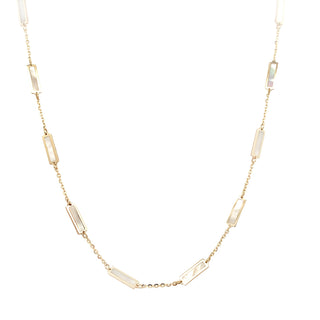 Pearl link necklace