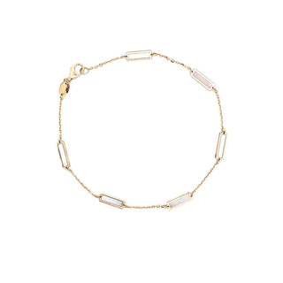 Pearl station bracelet