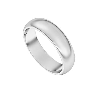 14K White 5mm Band