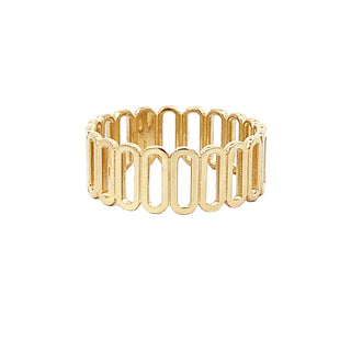 Paperclip fashion ring