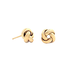 Gold knot studs