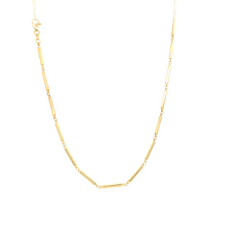 Bar link necklace