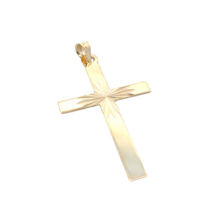 Diamond-cut cross