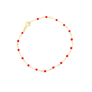 Red bead bracelet