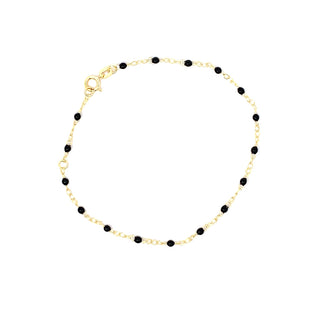 Black bead bracelet