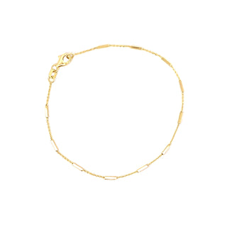 Bar link bracelet