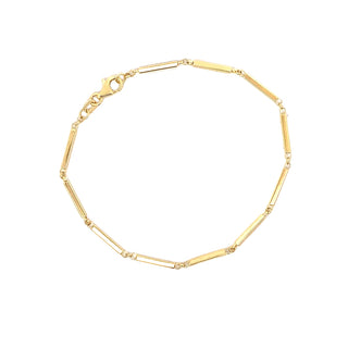 Bar link bracelet