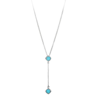 Turquoise "Y" Necklace