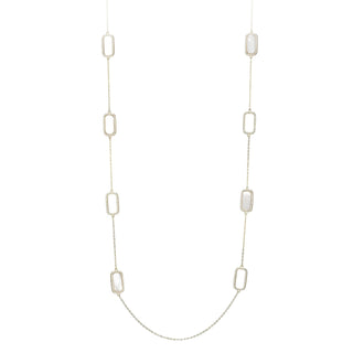 Pearl station necklace