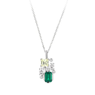 Green "Puzzle" pendant