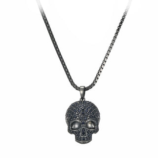 Black skull pendant