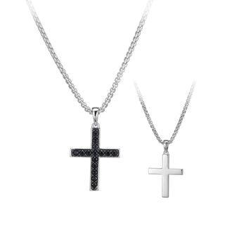 Black sapphire cross