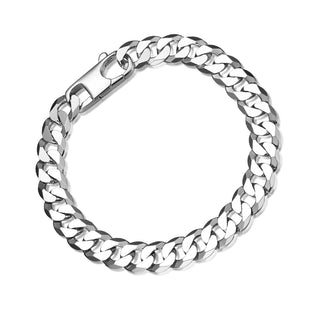 Heavy curb bracelet