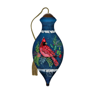 "BIRCH CARDINAL" REVERSE-PAINT