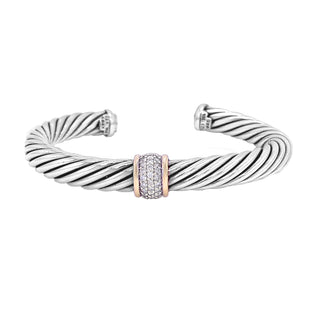 Yurman pave cuff
