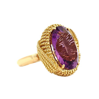 18k Amethyst ring