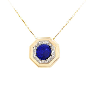Vintage lapis necklace